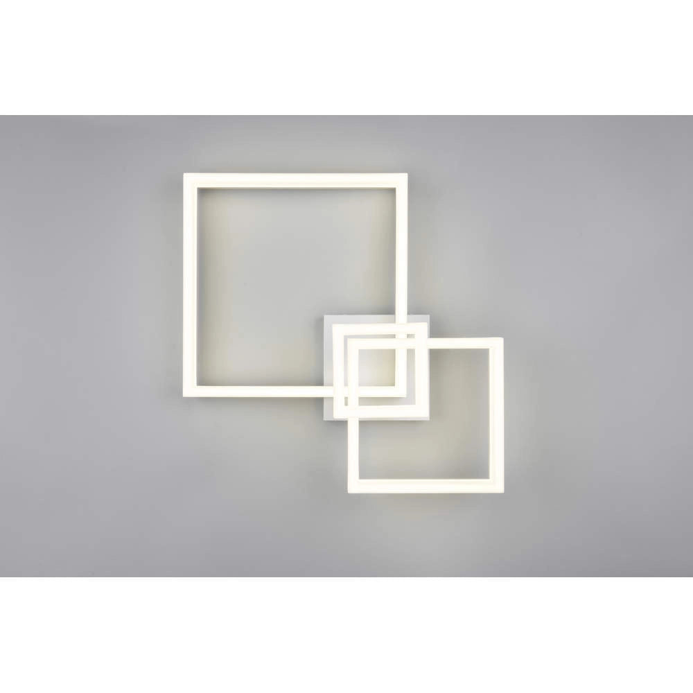 Camino Plafoniera LED Triplo Quadrato GD Trio