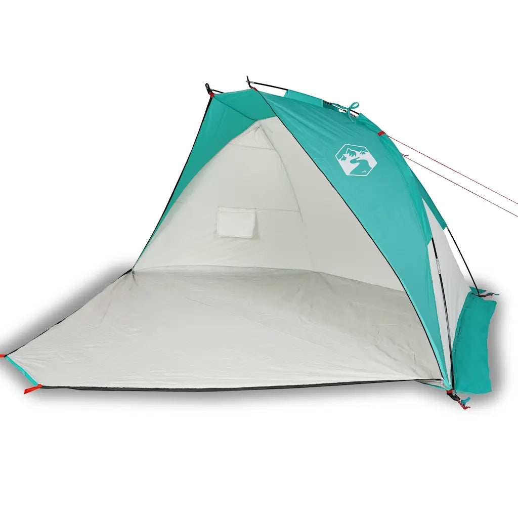 Tenda da Spiaggia Verde Mare 268x223x125 cm in Poliestere 185T 94407