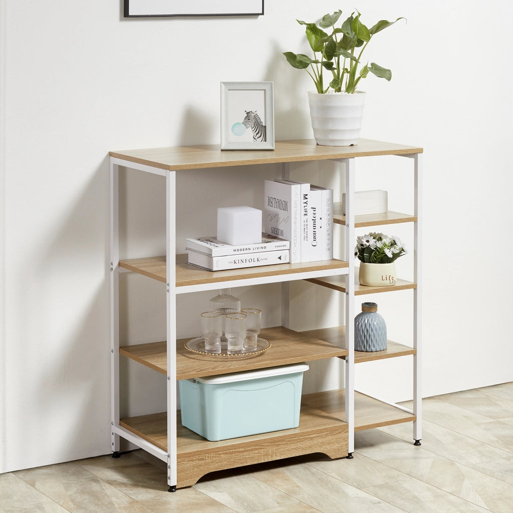 Armadio Basso con Ripiani ¨C zephmum ¨C Bianco 90x40x95cm