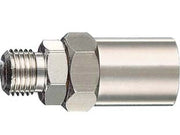 ATTACCO FILETTATO MASCHIO CON MASCHERINA- - attacco 1/4M per tubo ø mm.6X14 art.10/C - 10 pezzi ANI