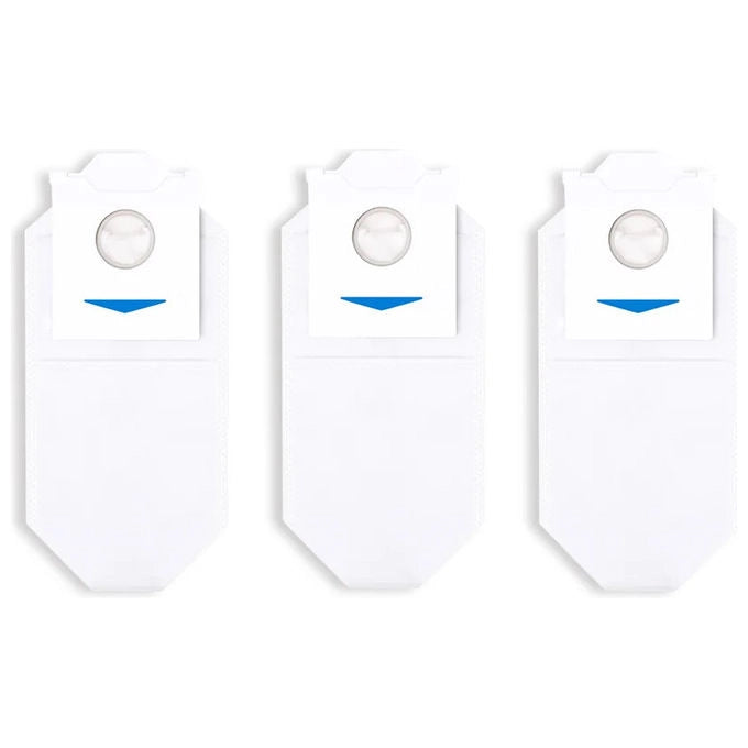 Ecovacs Sacchetti per Robot Aspirapolvere N30 PRO OMNI - 3 Pezzi, Blu e Bianco