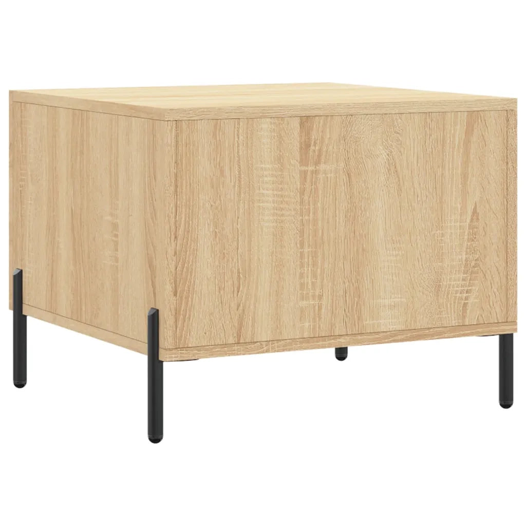 Tavolino da Salotto-Tavolino da soggiorno-Tavolo Rovere Sonoma 50x50x40 cm Legno Multistrato 667266