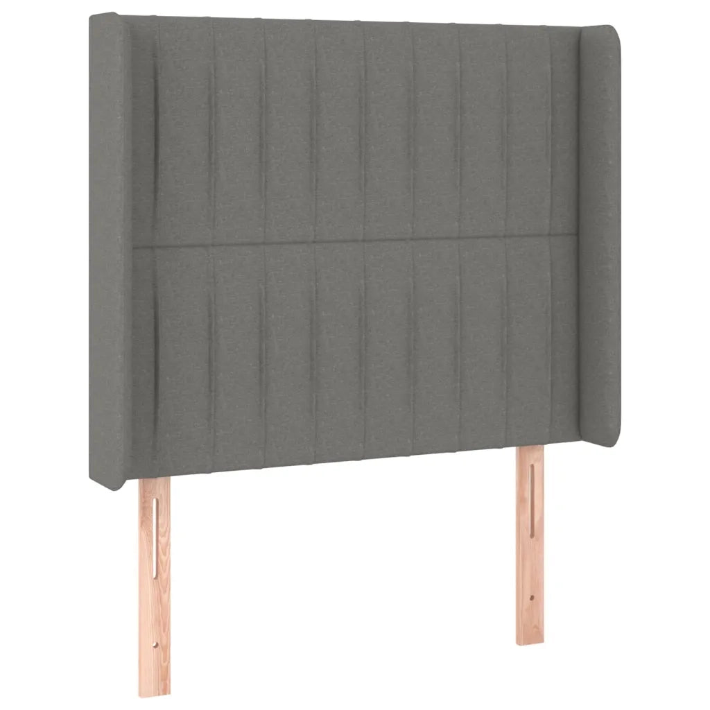 Testiera | Testata a LED GrigioScuro 103x16x118/128cm inTessuto