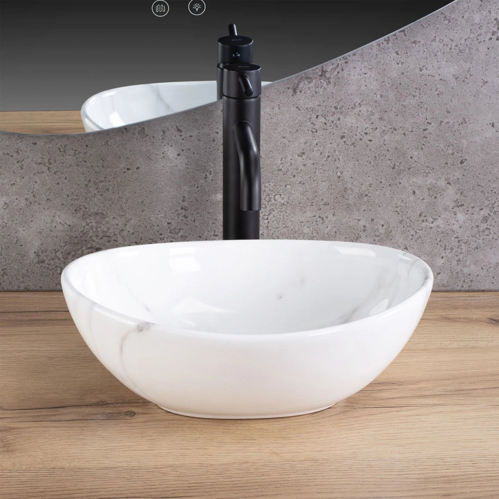 Lavabo Da Appoggio Rea Sofia Mini Cloudy