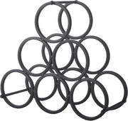 Wijnrek in Stile per Bottiglie - Conservatore di Vino Metallico 31x31 cm