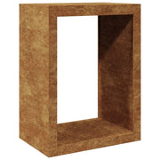 Portalegna 60 x 40 x 80 cm Acciaio Corten Marrone 02_0043736