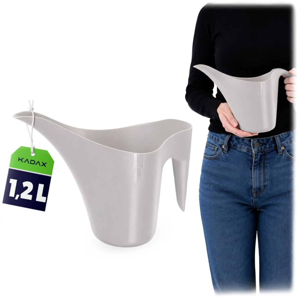 Annaffiatoio KADAX per giardino domestico, ideale per innaffiare fiori e piante, piccolo, in plastica, 1,2 litri.