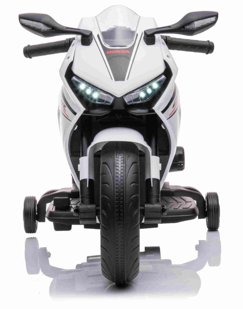 Moto Elettrica per Bambini 12V con Licenza Honda CBR 1000RR Bianca