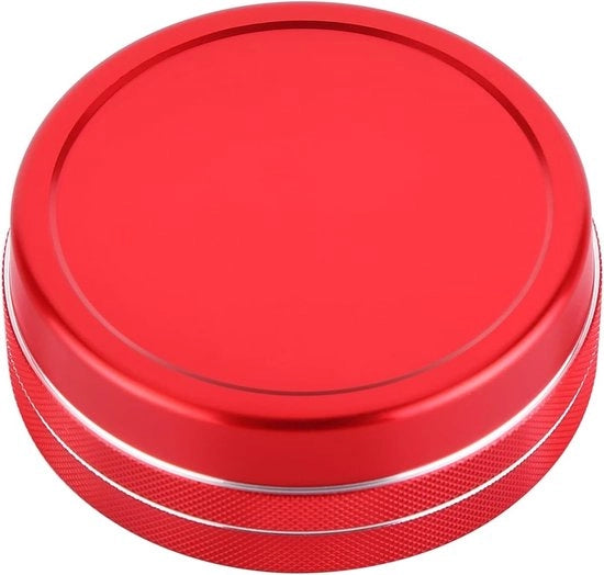 Copertura di pulsante multimediale in alluminio CNC - Compatibile con A/B/E/GLK/GLA/CLA/GLE/ML/GL classe - Rosso - Antiscivolo - Garanzia di soddisfazione 100% - Leggero - Accessorio di interni