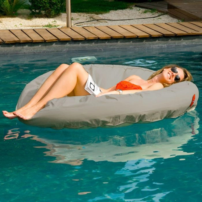 Poltrona galleggiante gonfiabile ISLAND per piscina e giardino - Poltrona Galleggiante Gonfiabile Island Per Piscina E Giardino Giallo Savana