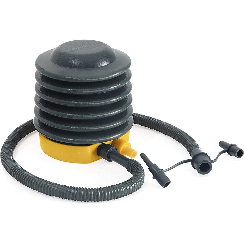 Trade Shop - Pompa Ad Aria Di Gonfiaggio A Piede 13 Cm Air Step Con Adattatori Valvole 62147 -