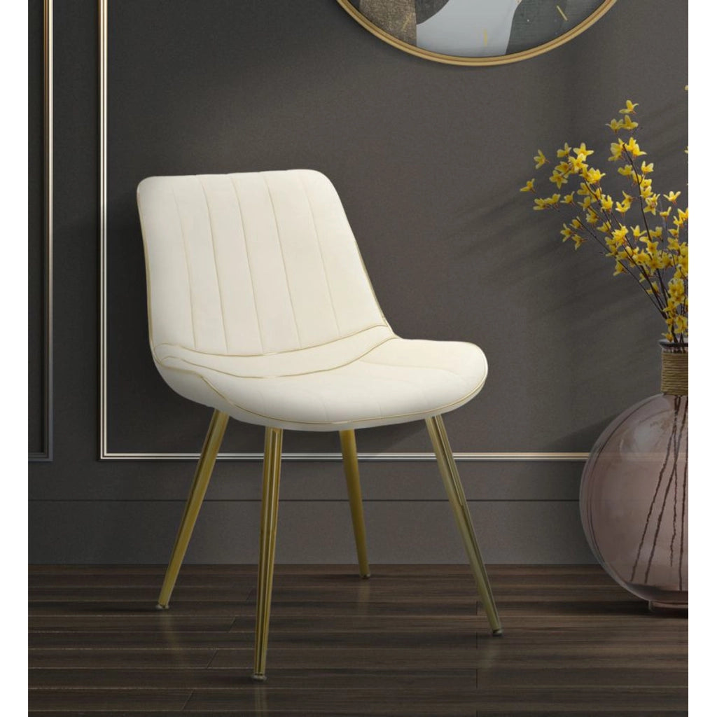 Set di 2 Sedie VKH382, Beige, Legno, 51x59x79 cm