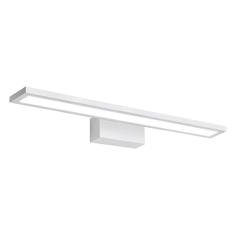 READ Applique da bagno LED 20W 2300lm 3000K IP20 Bianca - Rossini Illuminazione - Lampada a parete sottile per specchi e quadri in metallo
