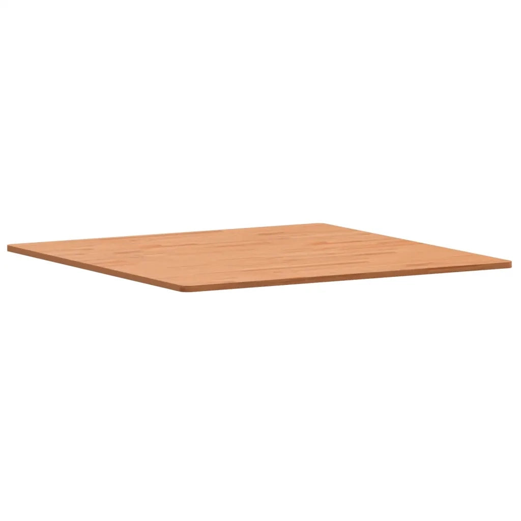 Piano per Tavolo 90x90x1,5 cm Quadrato Legno Massello di Faggio 355971