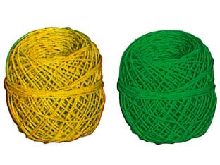 LEGACCIO IN GOMITOLO- - ø mm.4 colore verde, confezionati in rete - 12 chilo