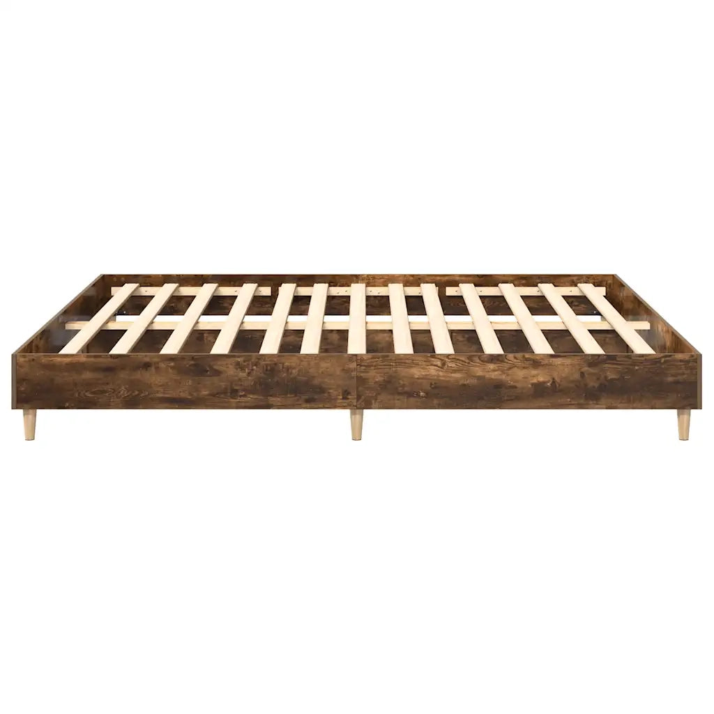 Giroletto senza Materasso Rovere Fumo 160x200 cm in Truciolato