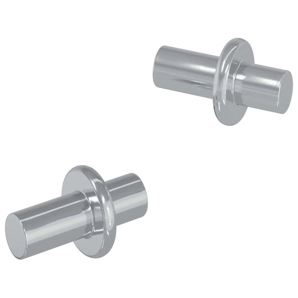 Gancio per Mensola 2 pcs Argento 8,6 x 8,6 x 14,6 mm Acciaio 864612