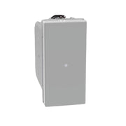 bticino serie matixgo pulsante assiale unipolare illuminabile 10a 250vac *** colore grigio, confezione 1