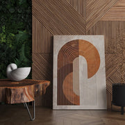 Nega, Quadro Materiale Struttura in Tessuto, 70x100h cm Multicolore