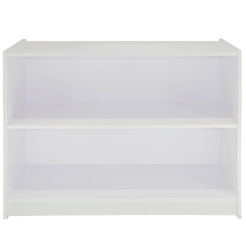 Set Mars con 3 Banconi da Negozio e Reception Bianco Brillante Elegante Solidi
