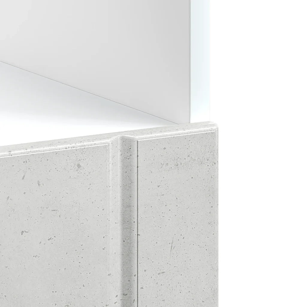 Armadio Forno Lucca Grigio Cemento in Legno Multistrato