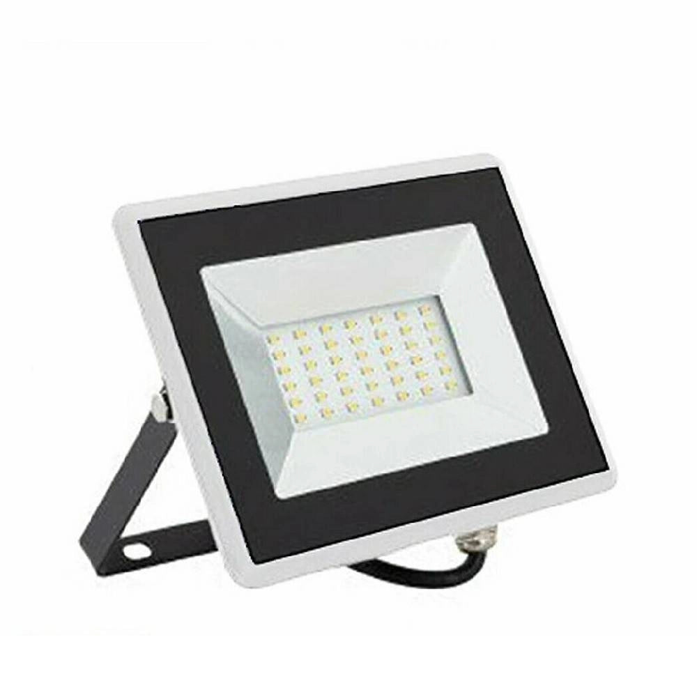 Trade Shop - Faretto Proiettore Da Esterno 50w Bianco Ip65 Luce Calda Fredda Naturale - -bianco Caldo      -