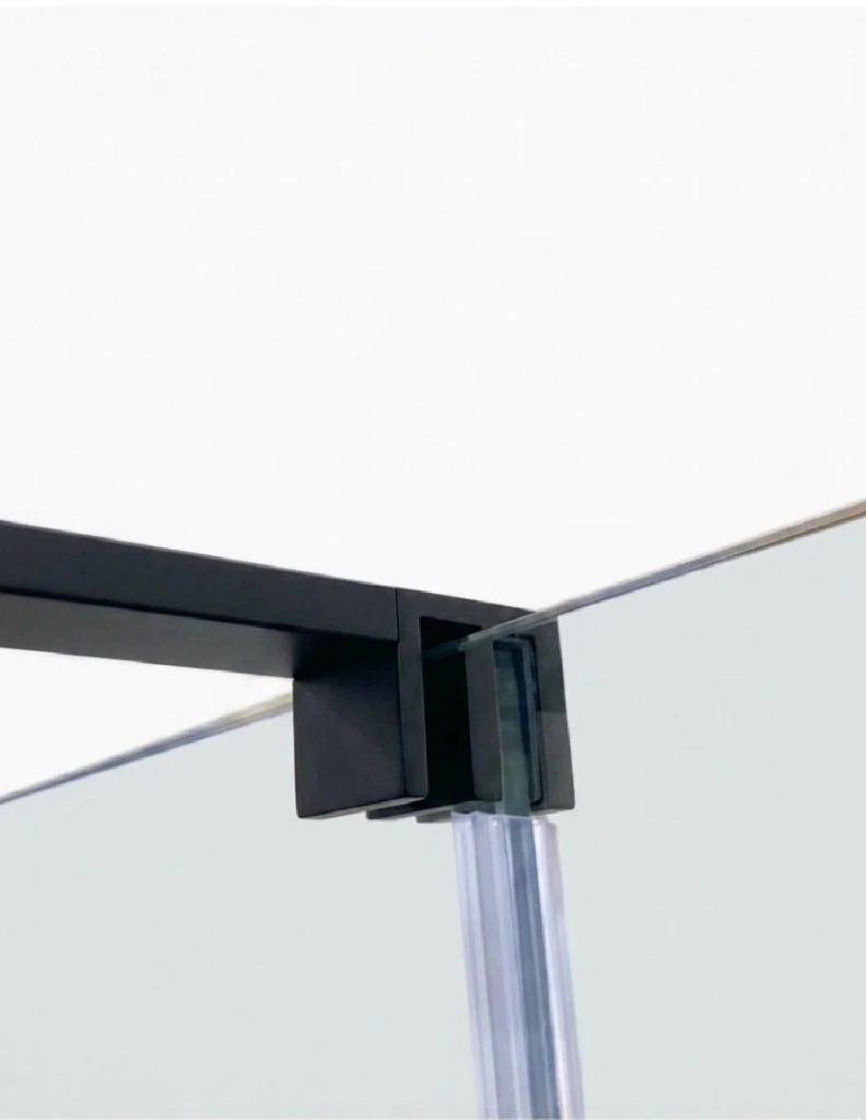 Porta doccia scorrevole 2+2 CIRENE (KENNA) 280 cm Profilo Nero