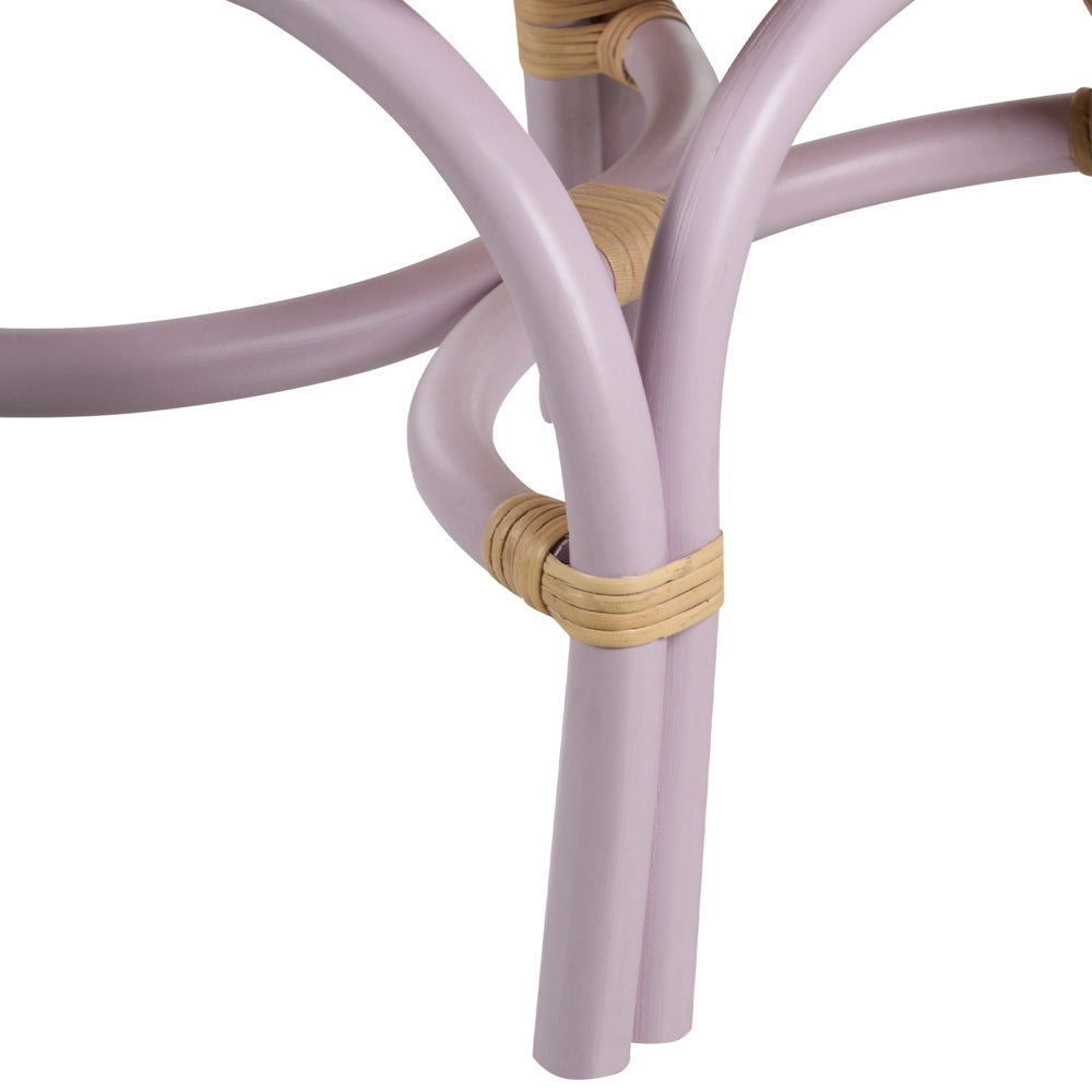 Sedia per bambini in rattan naturale Viola Giardino Outdoor Indoor Boho Fatto a mano