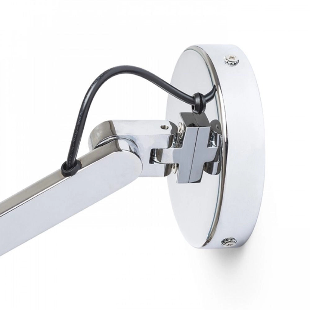 Lampada MADISON W da parete bianco cromo 230V E27 42W