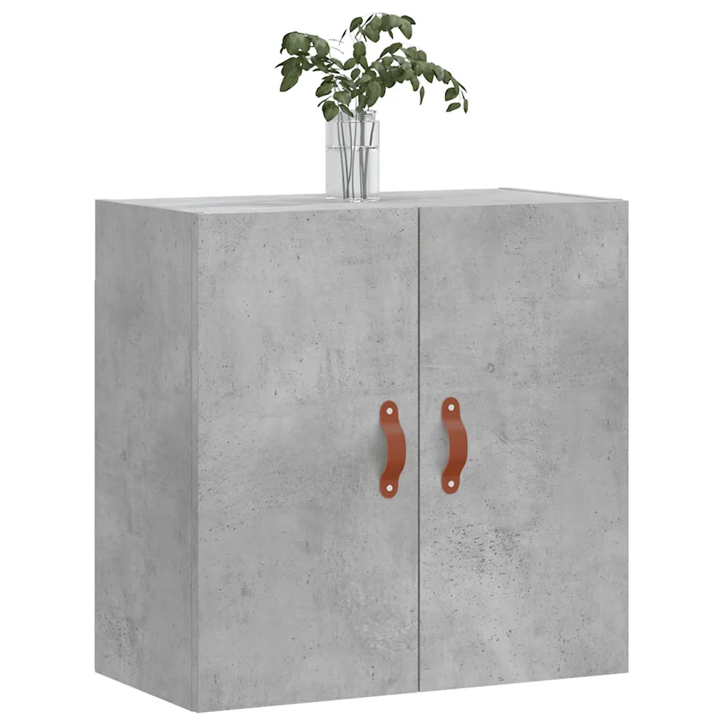 Armadietto a Muro | Mobile a Parete Grigio Cemento 60x31x60 cm in Legno Multistrato