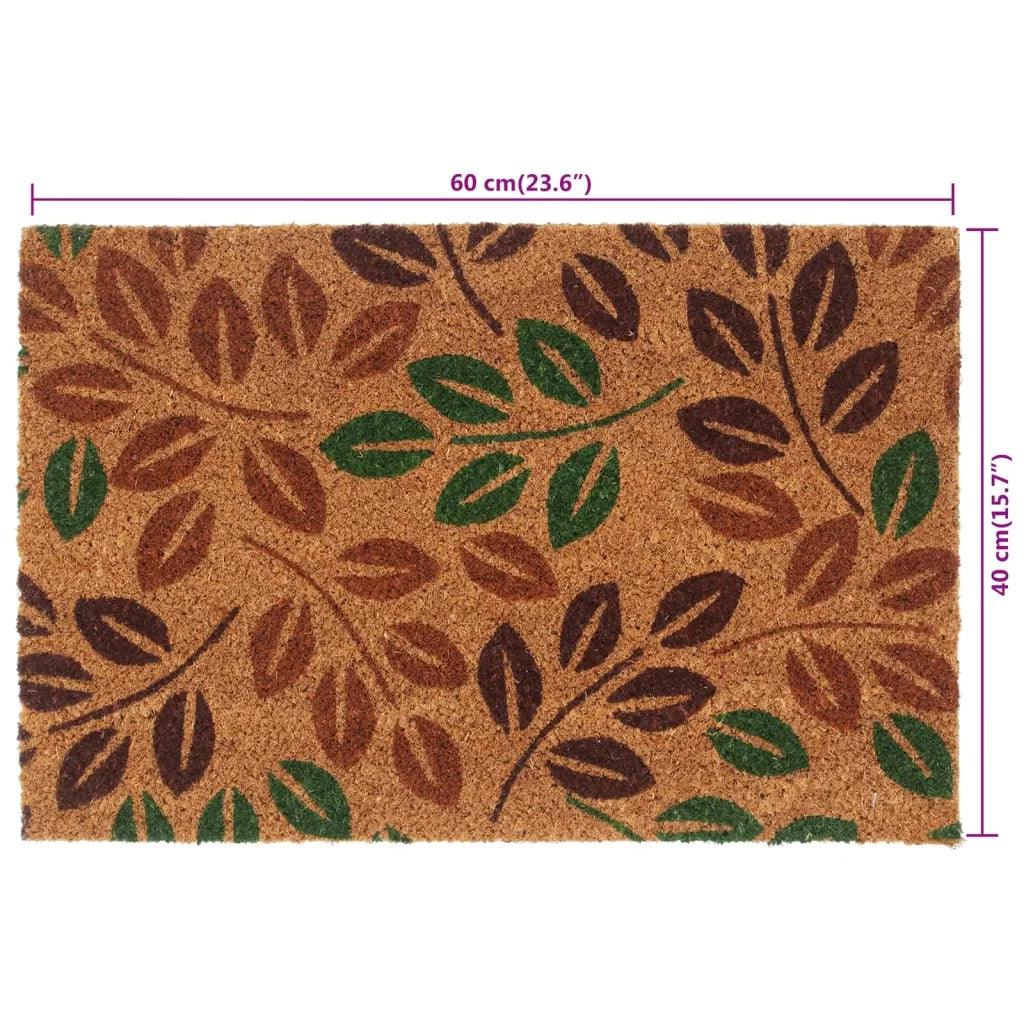 vidaXL Zerbino Naturale 40x60 cm Fibra di Cocco