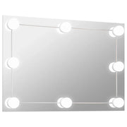 Specchio da Parete | Specchio decorativo Rettangolare con Luci LED in Vetro