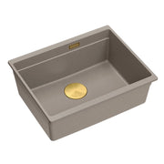 Lavello In Granito Logan 100 Beige Tappo oro