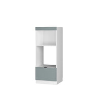 Vicco Set mobili bagno Blu-grigio chiaro 60 cm aperto