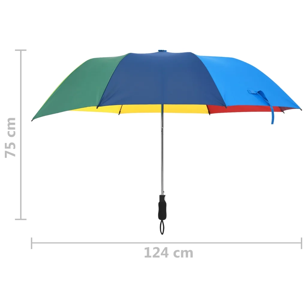 Ombrello Pieghevole Automatico Multicolore 124 cm CFW4101240