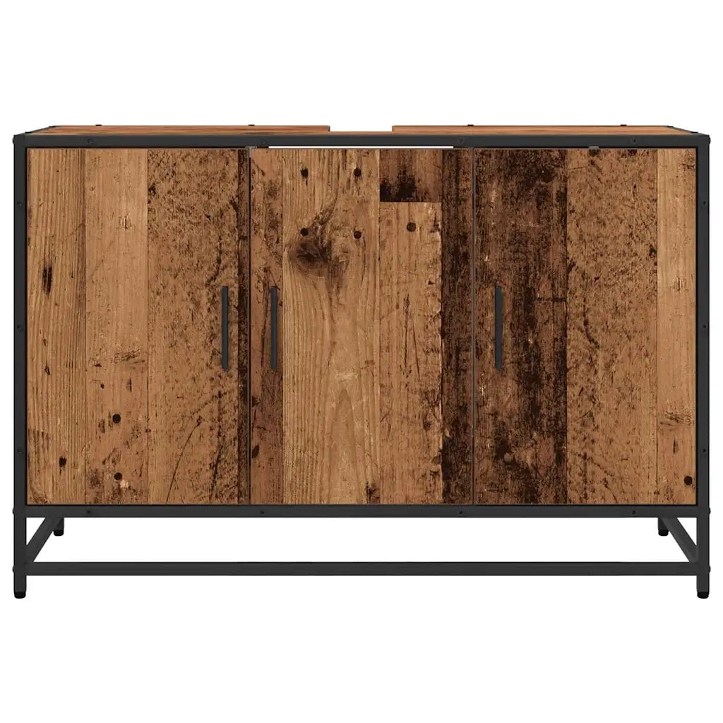 Mobile da Bagno Legno vecchio 90 x 33 x 60 cm Legno multistrato