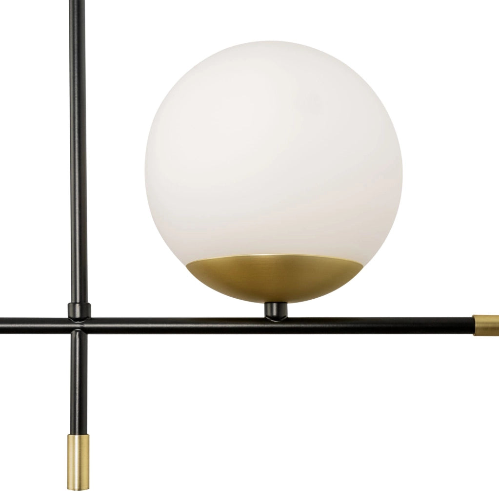 Maytoni Lampadario moderno Nostalgia 2 luci E14 oro metallo vetro opaco