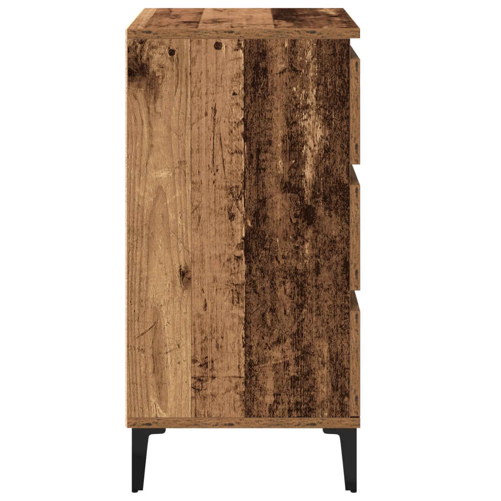 Comodino Legno Vecchio 40x35x70 cm Legno Ingegnerizzato