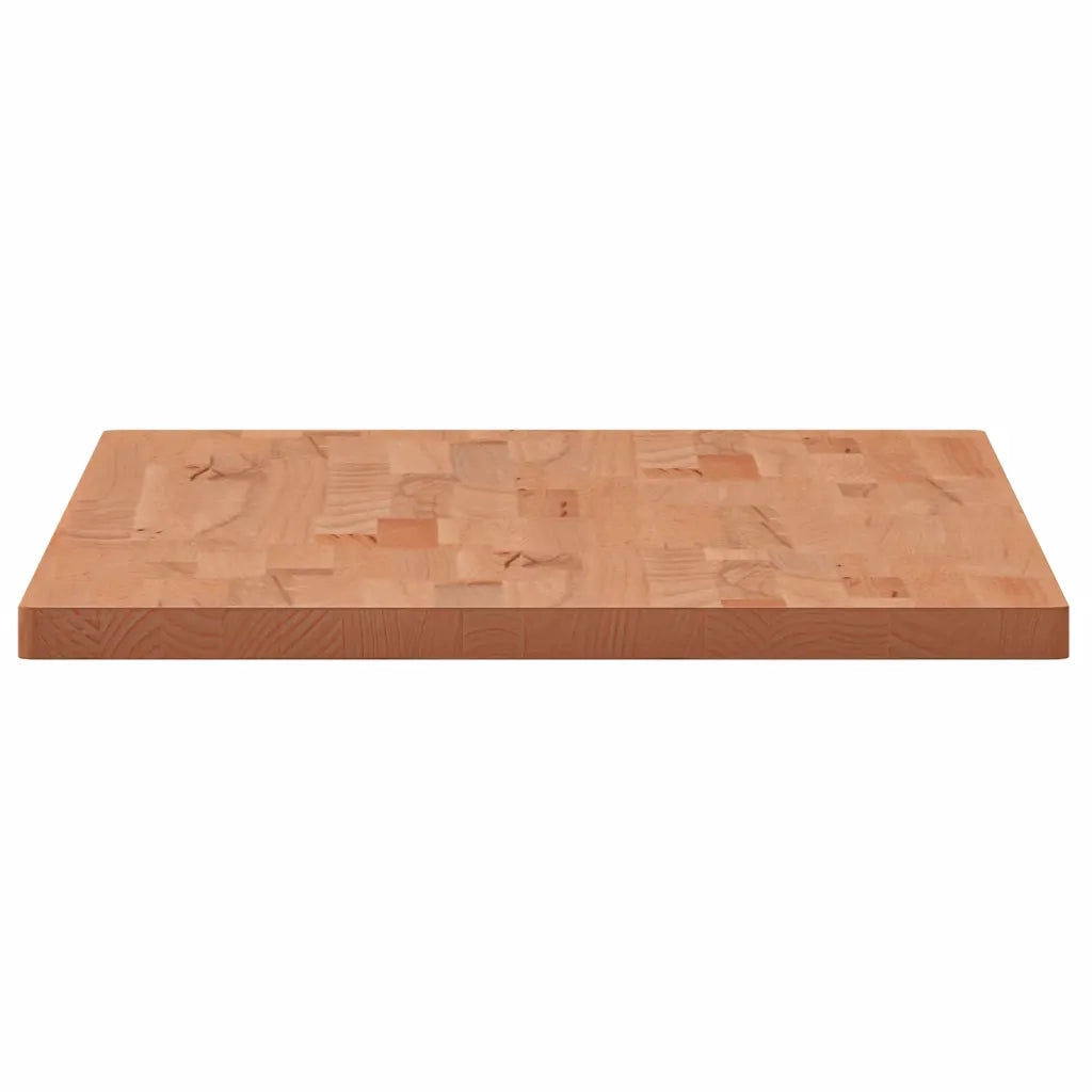 Piano Bagno 100x50x2,5 cm in Legno Massello di Faggio 356002
