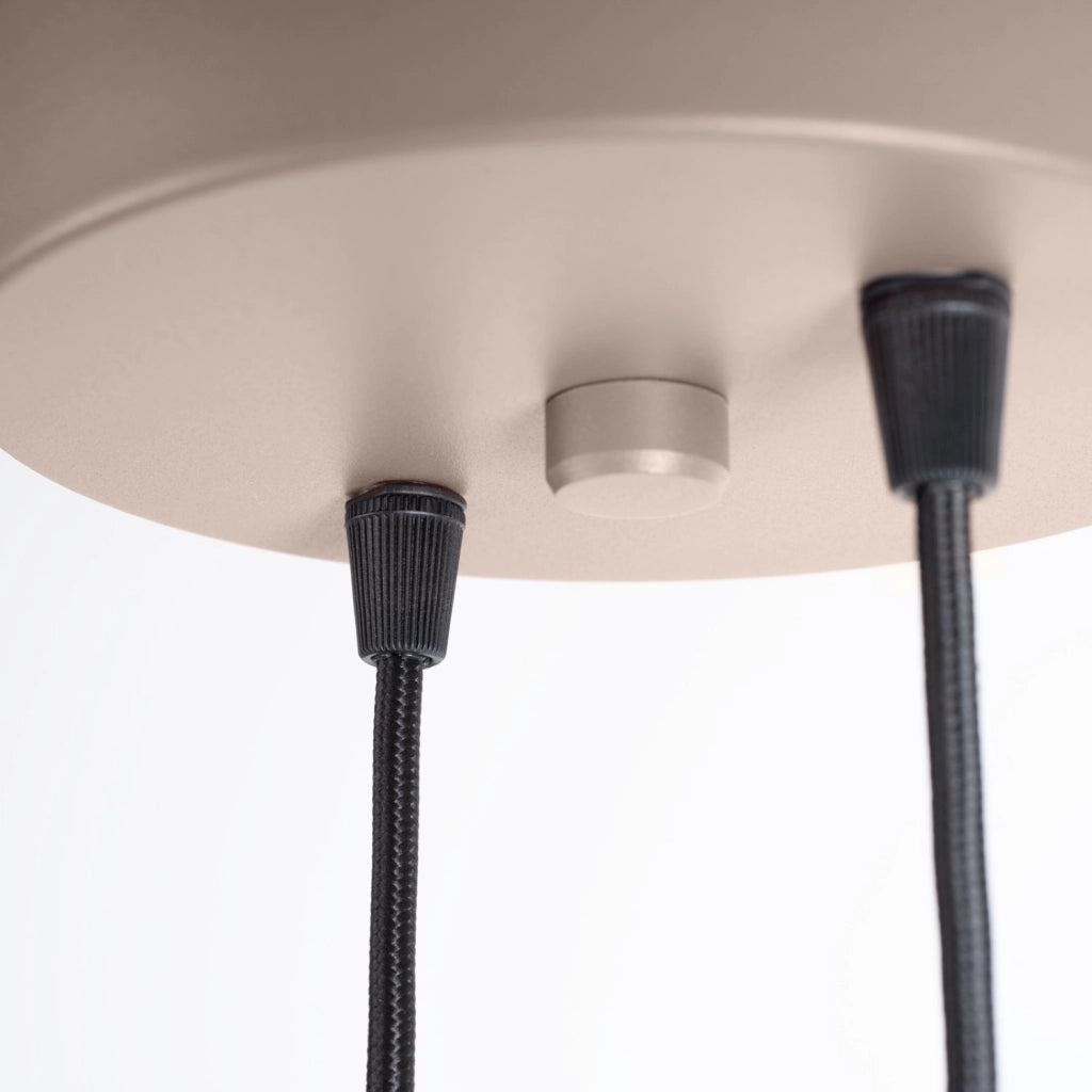Lampada a sospensione HALO 2P taupe