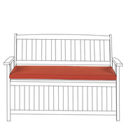 Cuscino da Esterno per Panchina 108 cm Impermeabile Color Terracotta