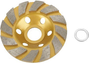 Sfere di abrasione per beton da 100 mm - Sfere abrasive per cemento - 6 fori - Diametro esterno 4,5 mm - Diametro interno 22,23 mm - Risultato di abrasione duraturo