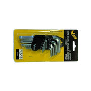 Serie Chiave a Brugola Vigor Hex 9Pz Supporto 1,5-10 Mm