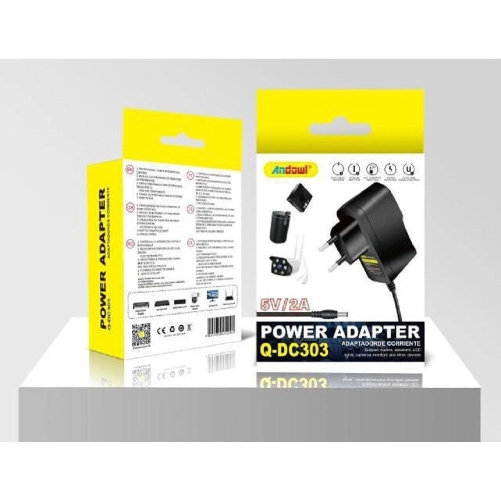 Trade Shop - Alimentatore Universale 220 V Ca A 5v Cc Adattatore Di Alimentazione 2a Q-dc303 -