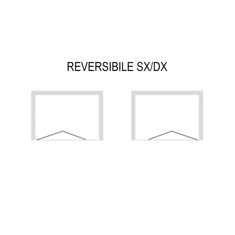 Ogomondo lato fisso per box doccia book bianco cristallo temprato *** misure 88-90xh190 cm trasparente, confezione 1