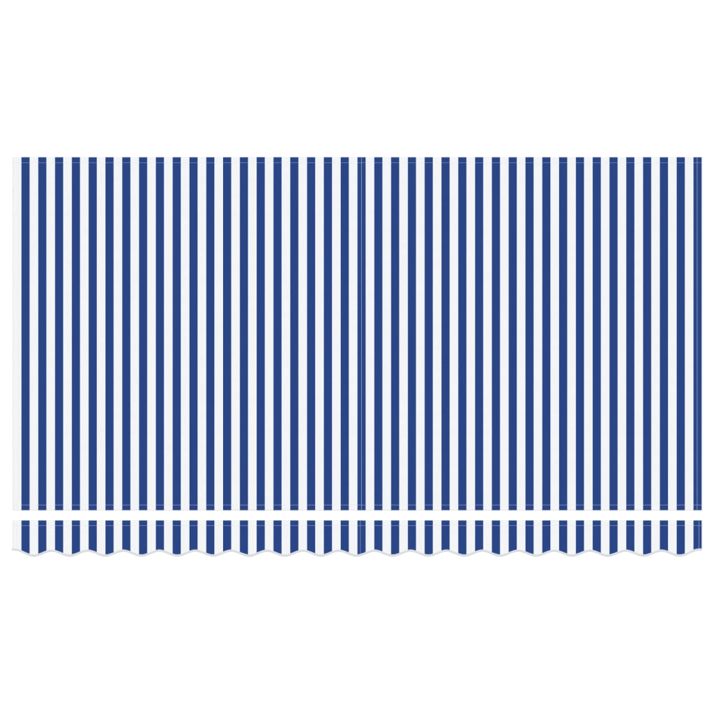 Tessuto di ricambio per tenda per telaio 4x2 m Blu e Bianco