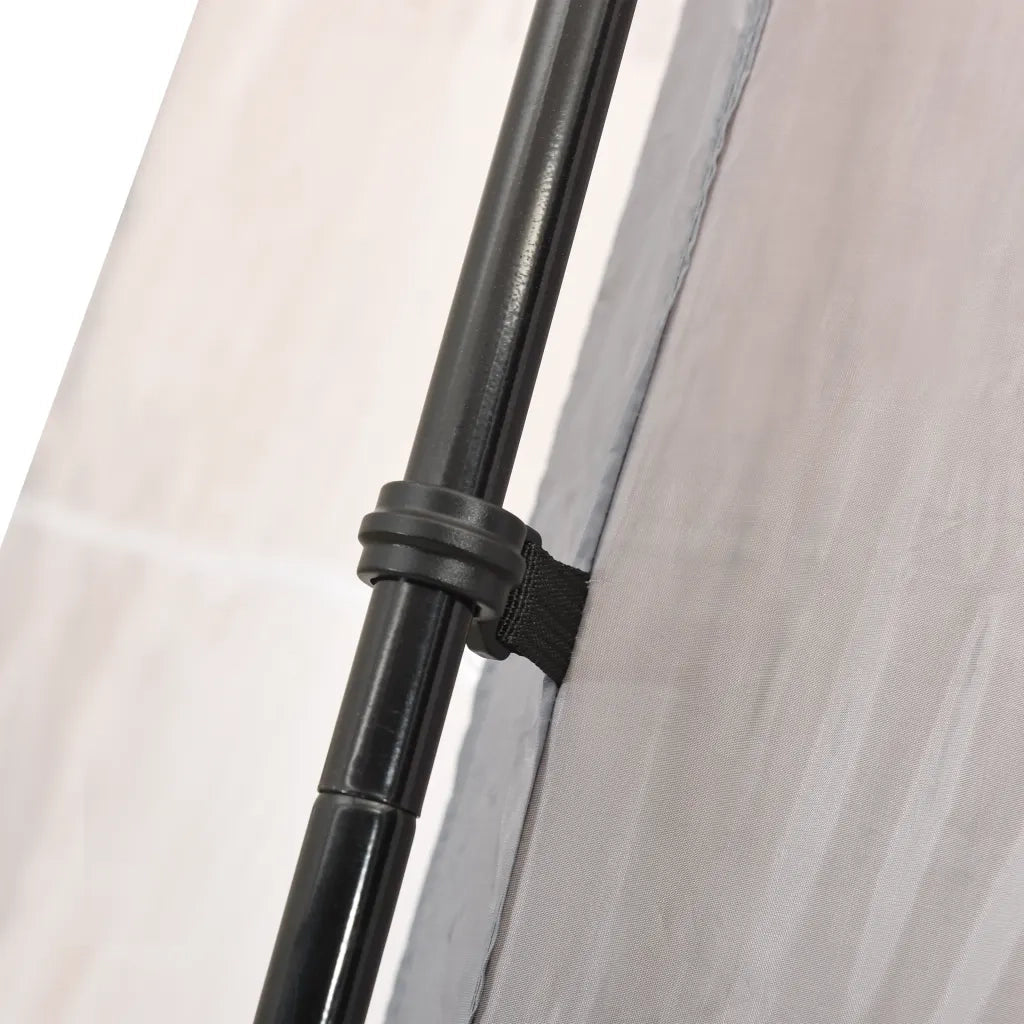 Tenda per Piscina in Tessuto 660x580x250 cm Grigia 93047