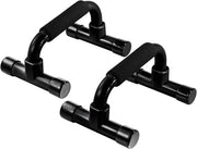 Barra di Sollevamento con Spugna di Presa e Struttura Antiscivolo Stabile - Ideale per Allenamento in Casa e Calistenica - Nero