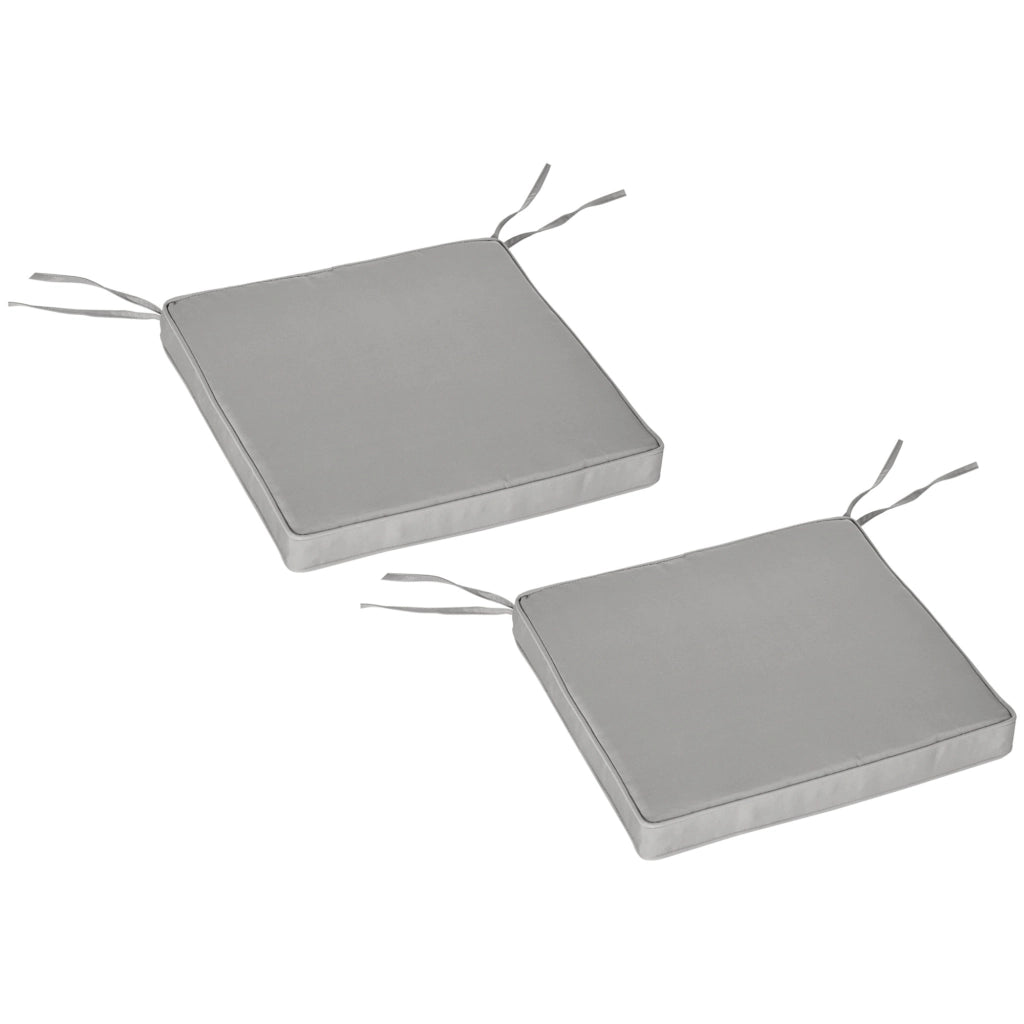 Cuscini da giardino per sedie e poltrone ¨C zephmum ¨C grigio chiaro in poliestere 5 cm