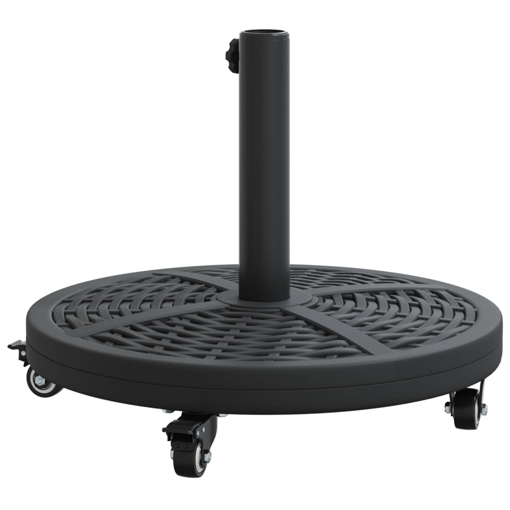 Base per Parasol con Ruote per Polsi Ã˜38-48 mm 13 kg Rotonda